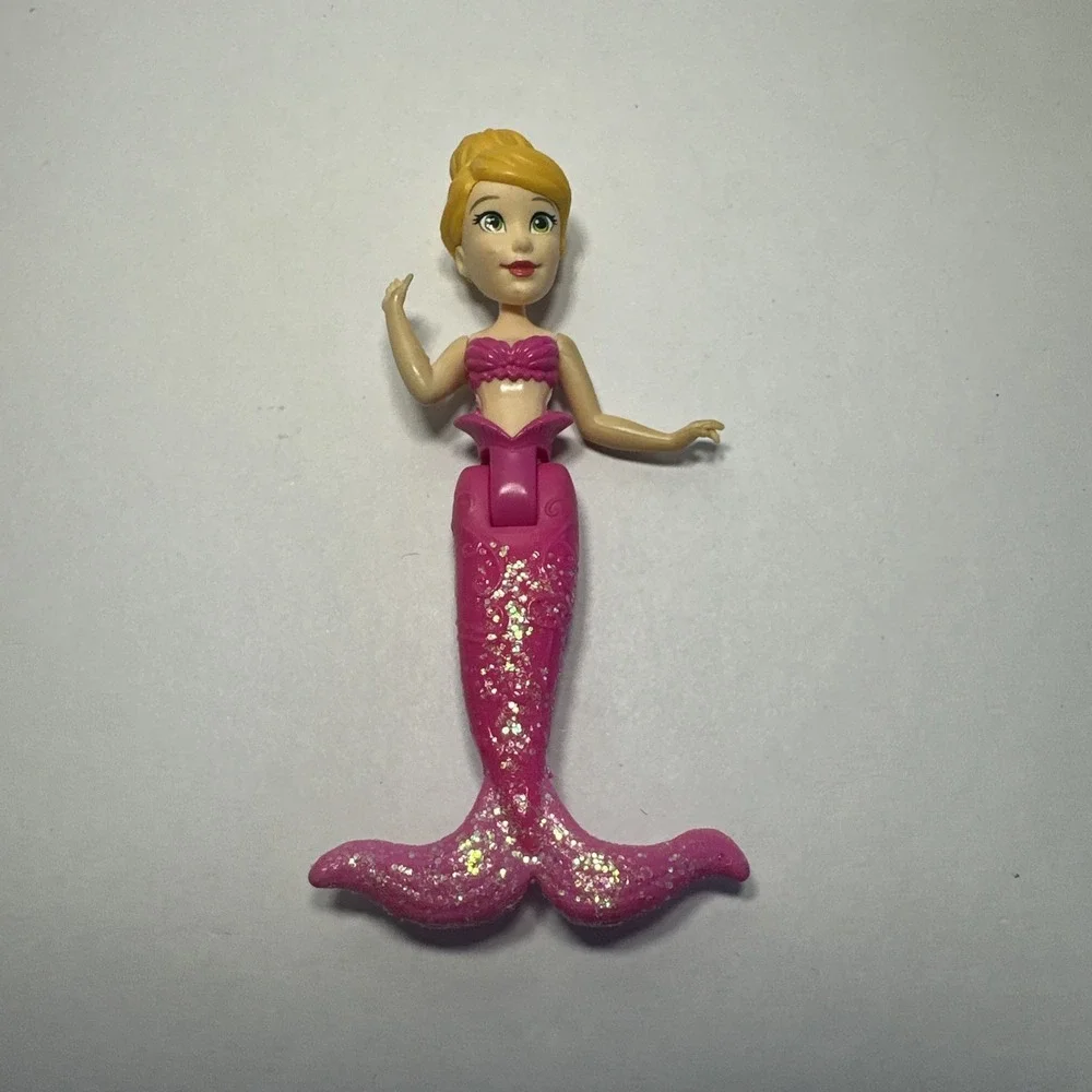 Disney Princess The Little Mermaid Ariel Sisters Polly Pocket Doll Lot Of 4